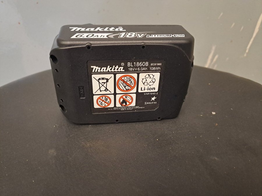 Makita 18V 6.0Ah batteri