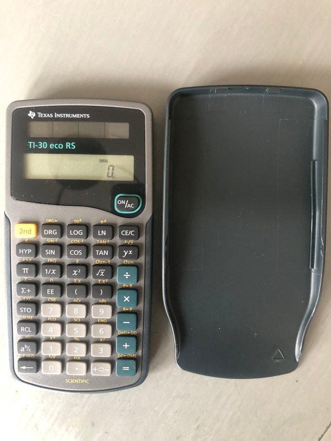 Miniräknare , Texas Instruments TI-30 eco RS