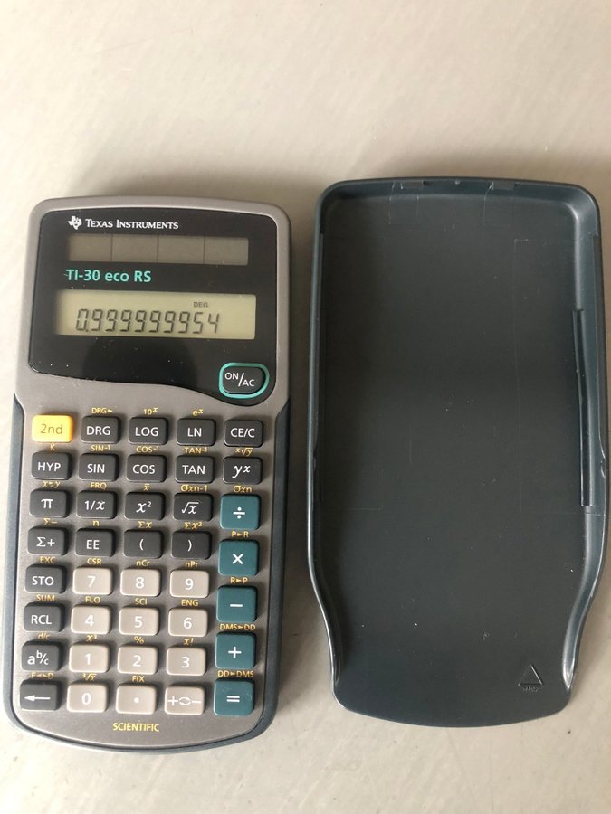 Miniräknare , Texas Instruments TI-30 eco RS