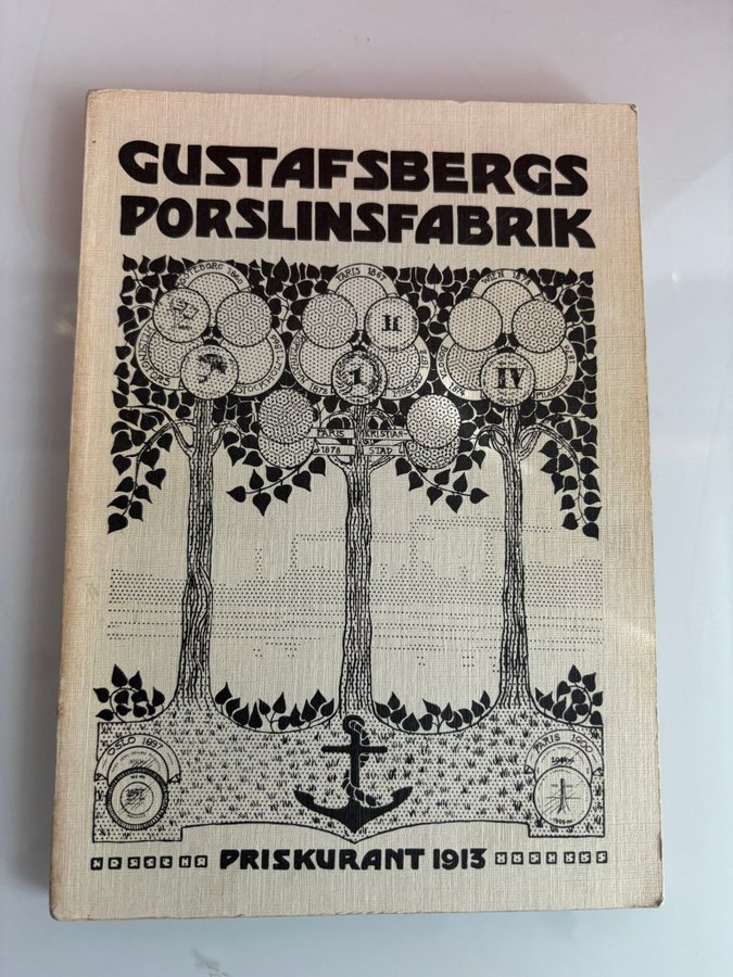 Gustafsbergs Porslinsfabrik Priskurant 1913