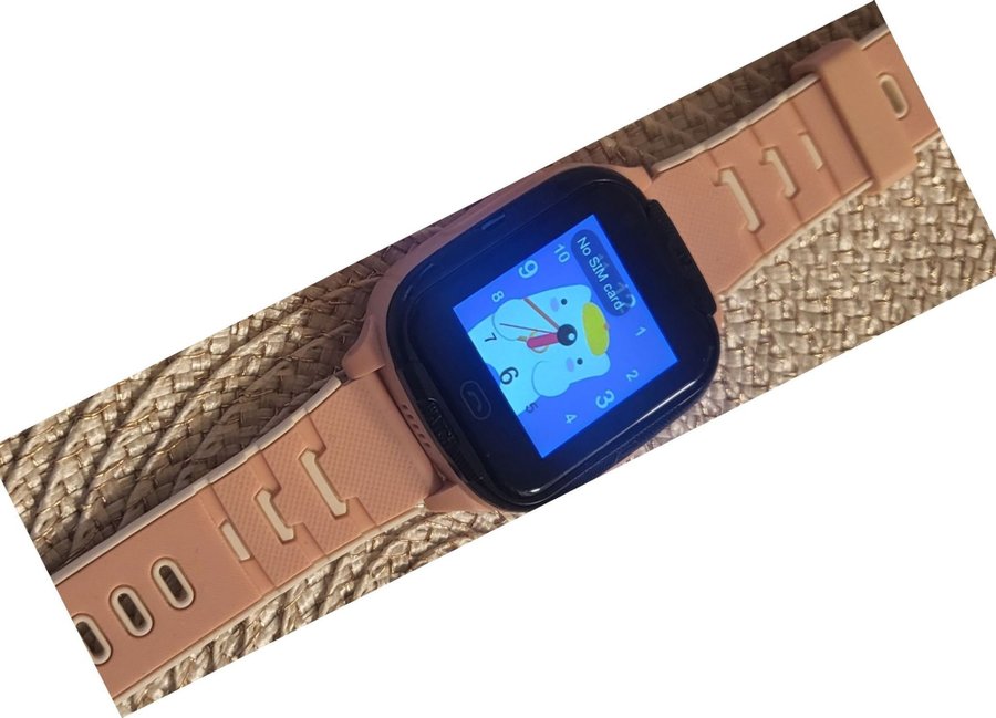 Barnklocka Smartwatch Rosa