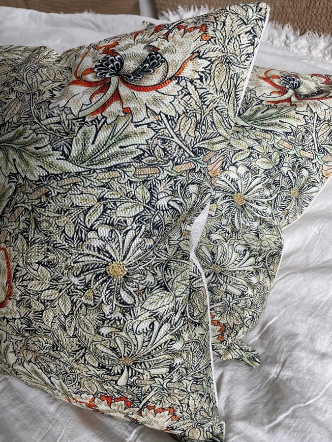 Kuddfodral William Morris print