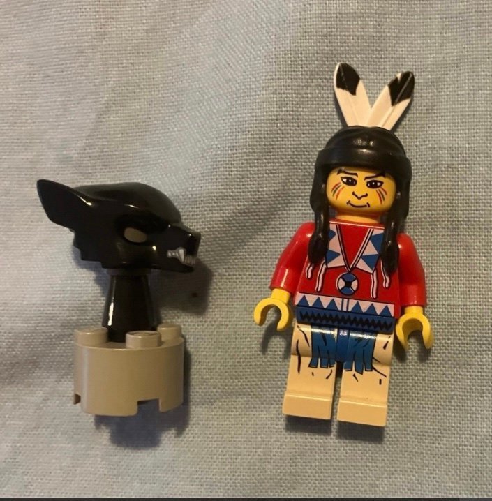 Lego Indian Western Indiankvinna Trofé Panter