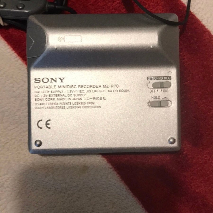 Sony MZ-R70 MD-spelare