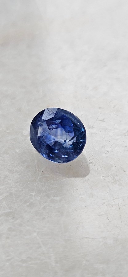 Naturlig Blå Safir 1.165Ct