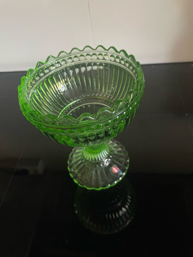 Iittala Marimekko Grön skål med fot