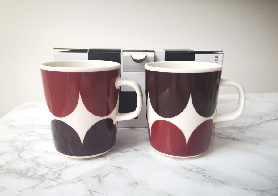 Marimekko mugg Oiva Härkä 2-pack