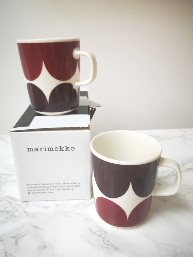 Marimekko mugg Oiva Härkä 2-pack