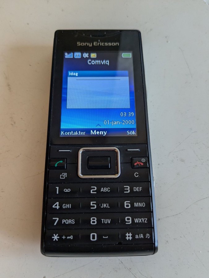 Sony Ericsson Cedar J108i Toppskick olåst