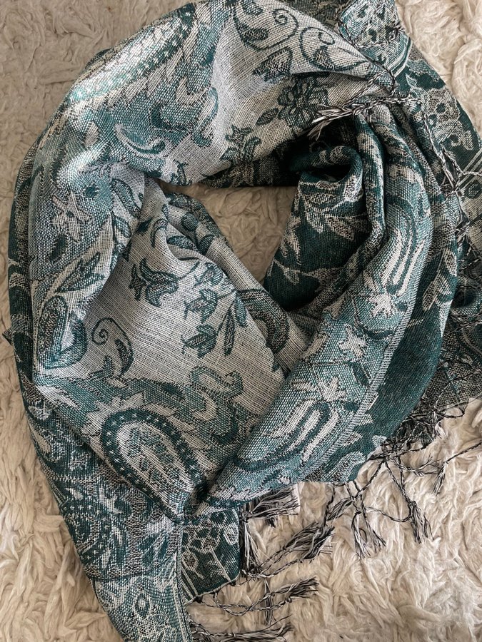 NY! Pashmina sjal, halsduk, blommig