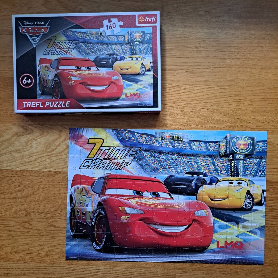 Pussel Puzzle Trefl CARS Disney Pixar 160 bitar