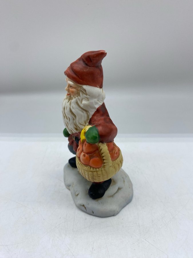 Jultomte Figur i Porslin Miljögården Design 1971 Jul Advent Vintage Retro Tomte