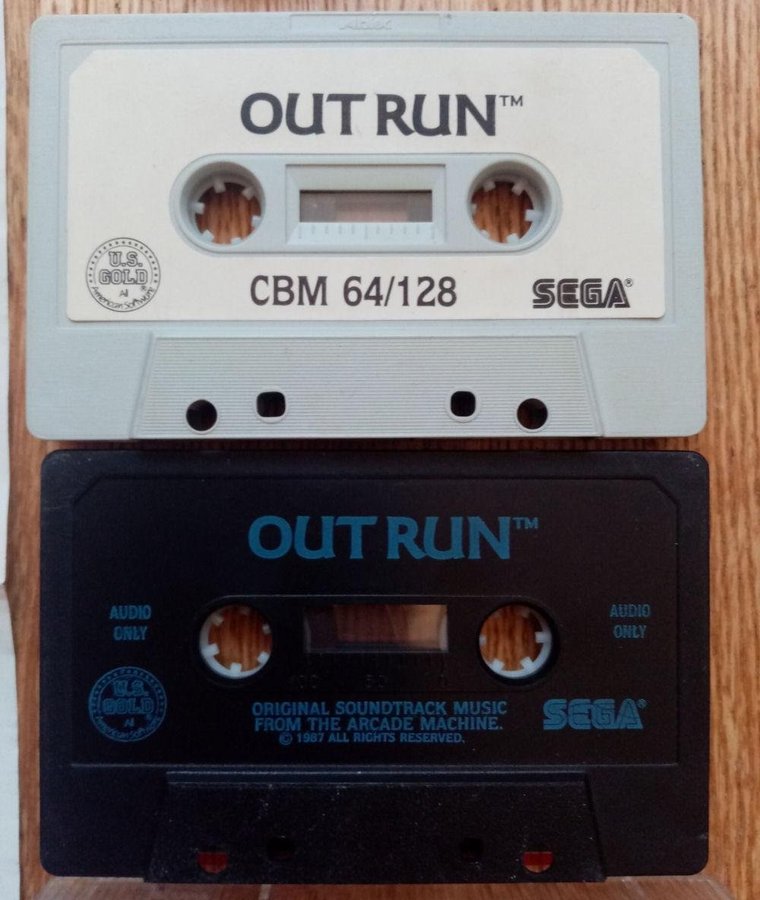 Out Run - OutRun (US Gold - SEGA) - Commodore 64 / C64 Spel