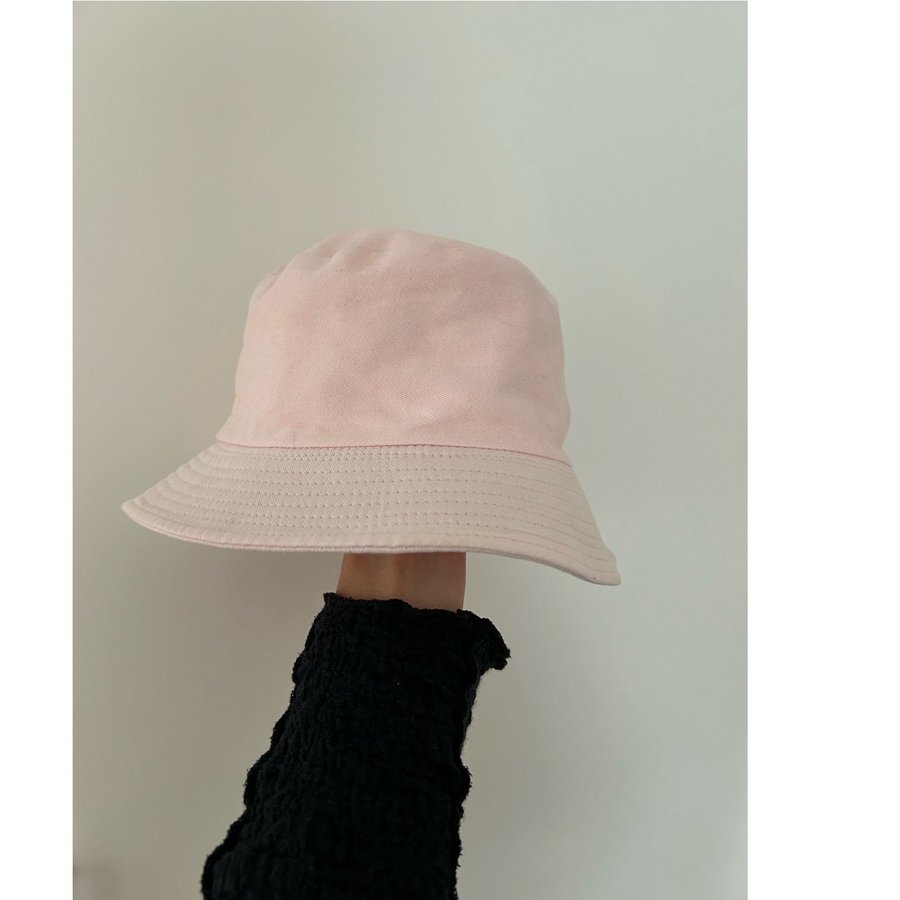 Ljusrosa solhatt, bucket hat