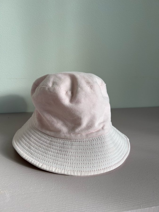 Ljusrosa solhatt, bucket hat