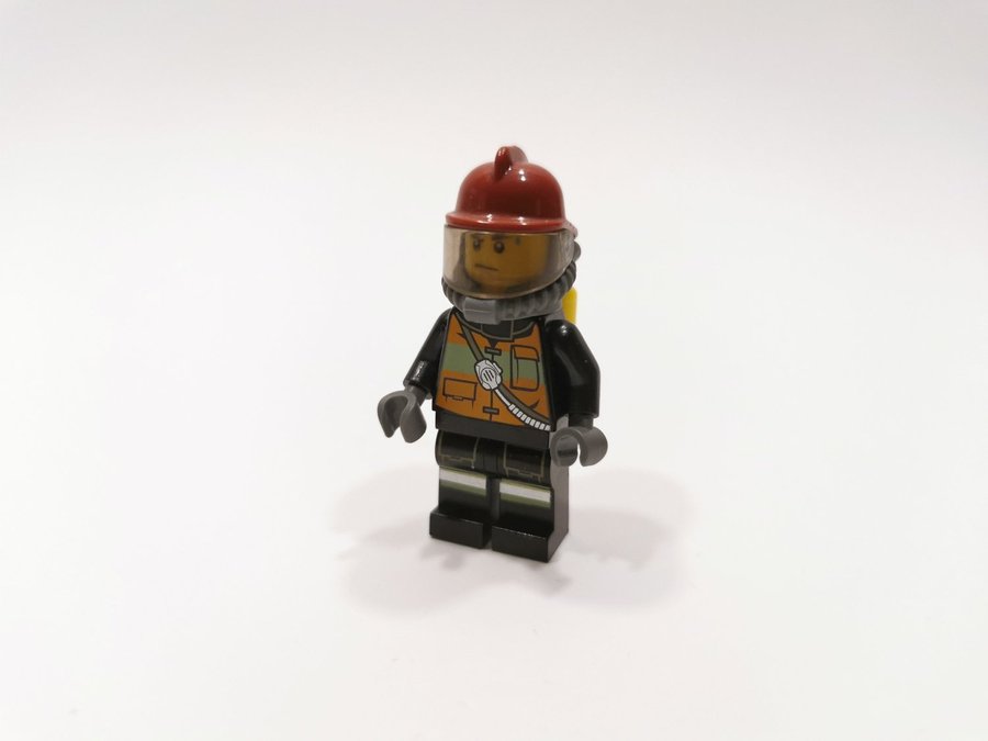 Lego - minifigur - city - brandman - rökdykare