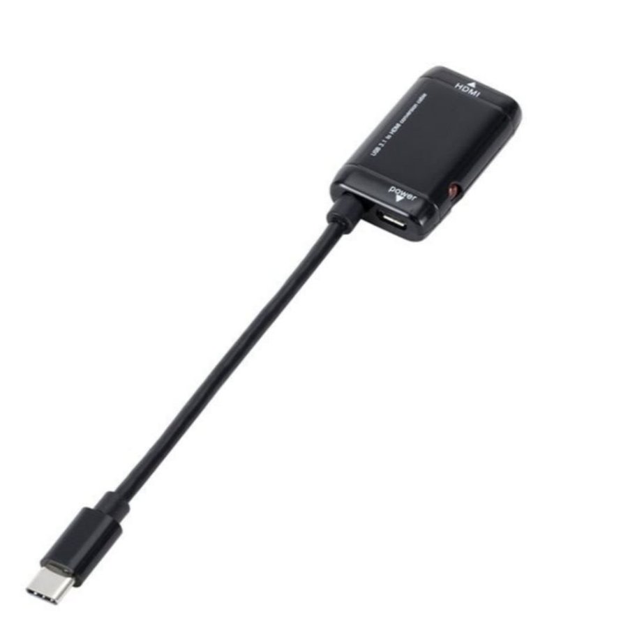 NY/OANVÄND! ADAPTER USB-C--> HDMI, Micro- USB ORD. PRIS 399KR