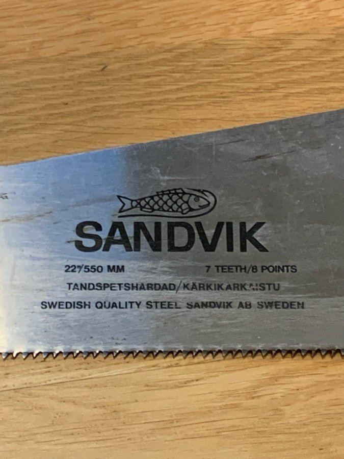 Fina gamla sågar av märket Sandvik