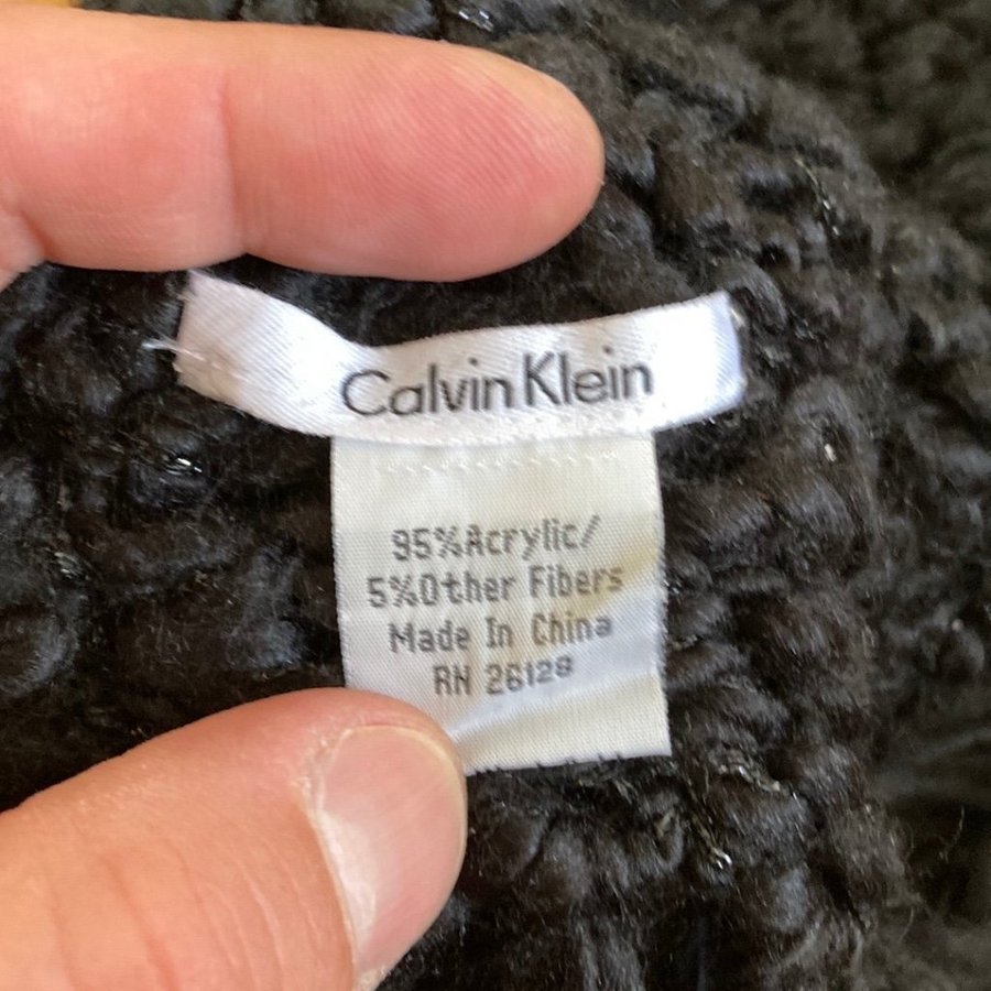 Calvin Klein svart halsduk