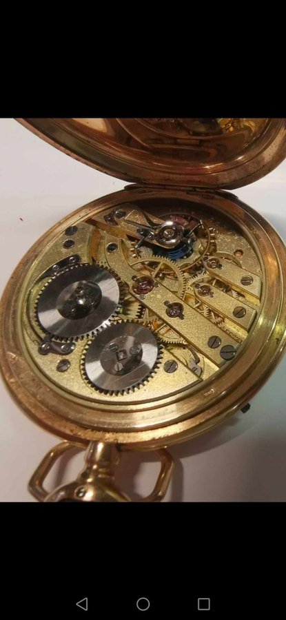 14K Gold IWC Pocket Watch