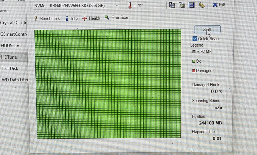 KIOXIA KBG40ZNV256G SSD