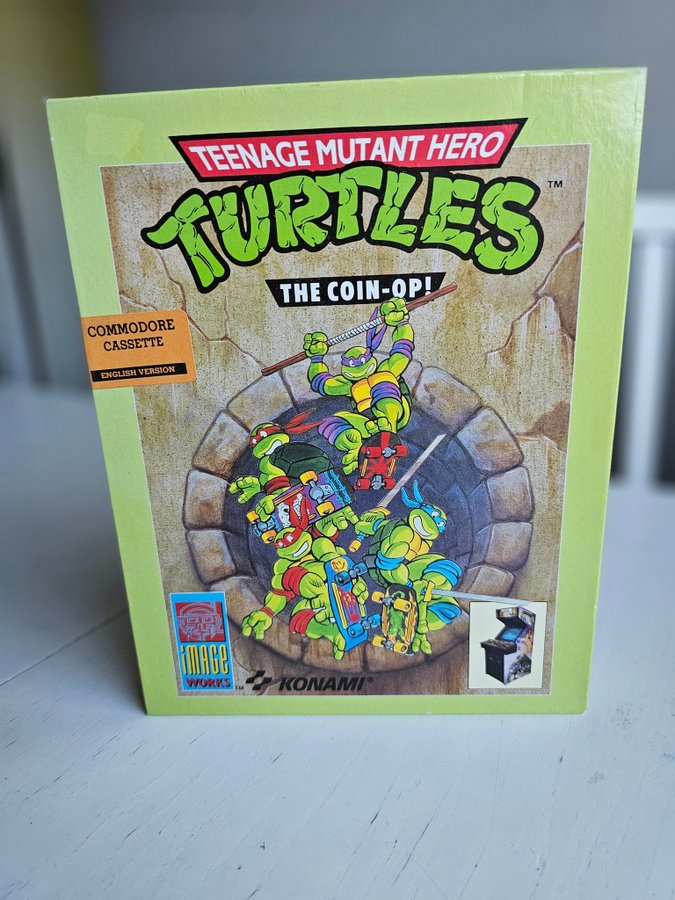 TEENAGE MUTANT HERO TURTLES THE COIN UP! till Commodore 64