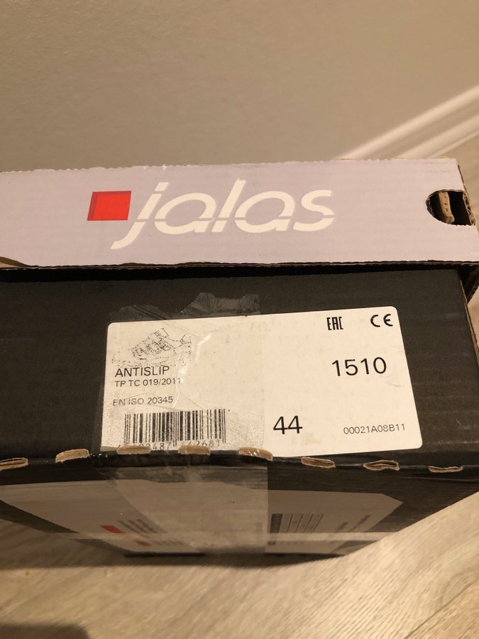 JALAS 1510 Antislip Arbetsskor Skyddsskor nya oanvända Stl 44