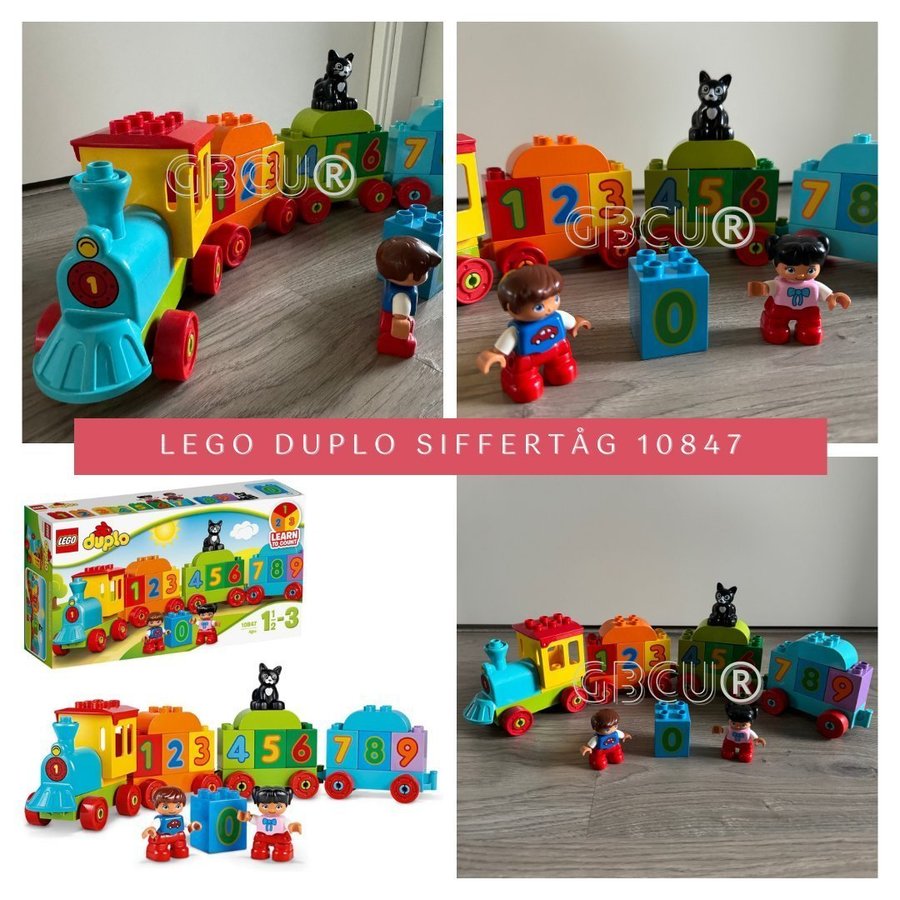 LEGO DUPLO Siffertåg 10847