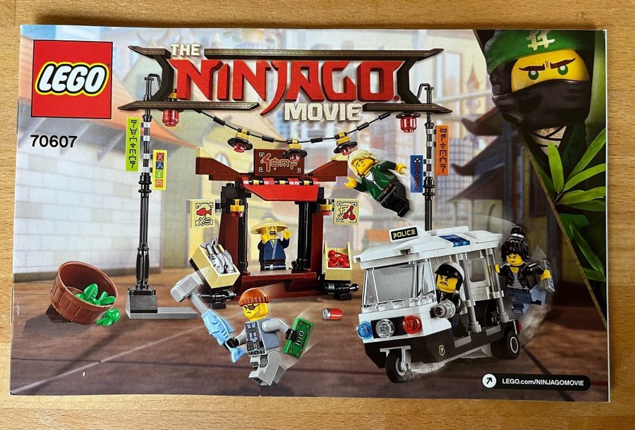 LEGO Ninjago Movie 70607 - Ninjago City Chase - Komplett