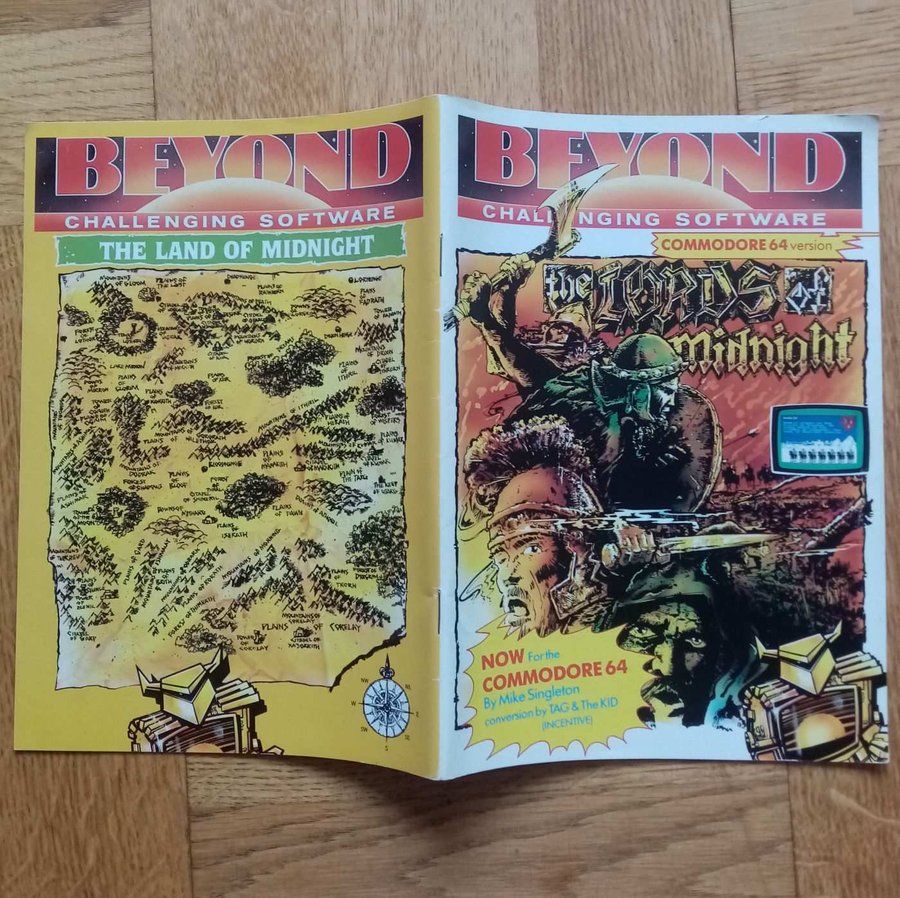 The Lords of Midnight (Beyond) - Manual - Commodore 64 / C64