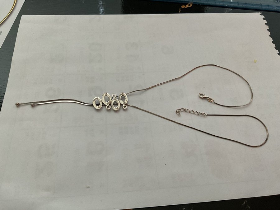 Halsband äkta silver 925