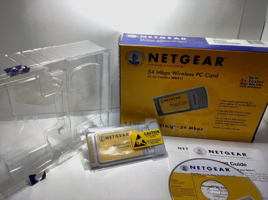 Netgear 54mpbs Wireless Wifi PC-Card