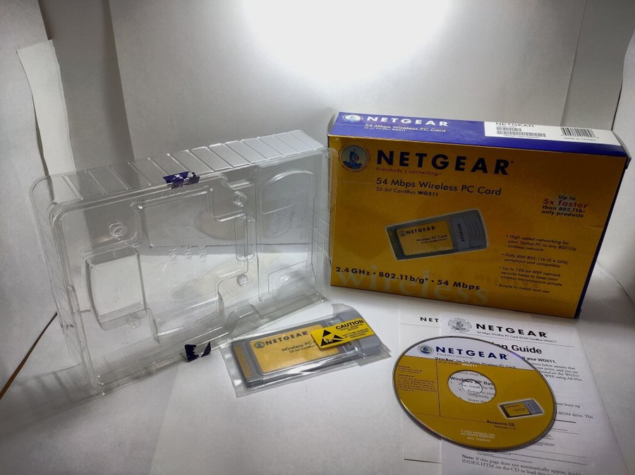 Netgear 54mpbs Wireless Wifi PC-Card