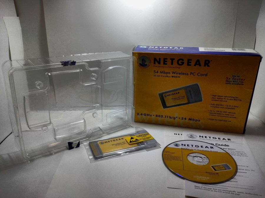 Netgear 54mpbs Wireless Wifi PC-Card