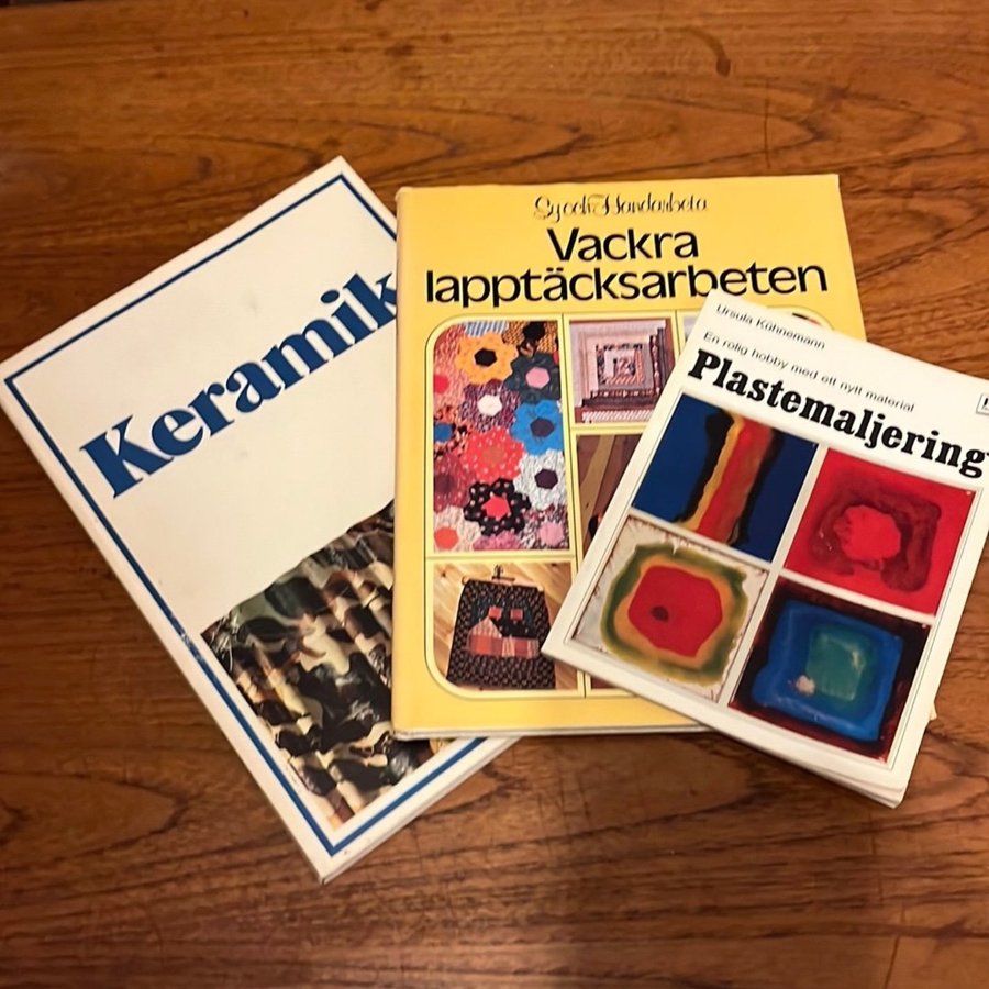 Keramik, Vackra lapptäcksarbeten, Plastemaljering