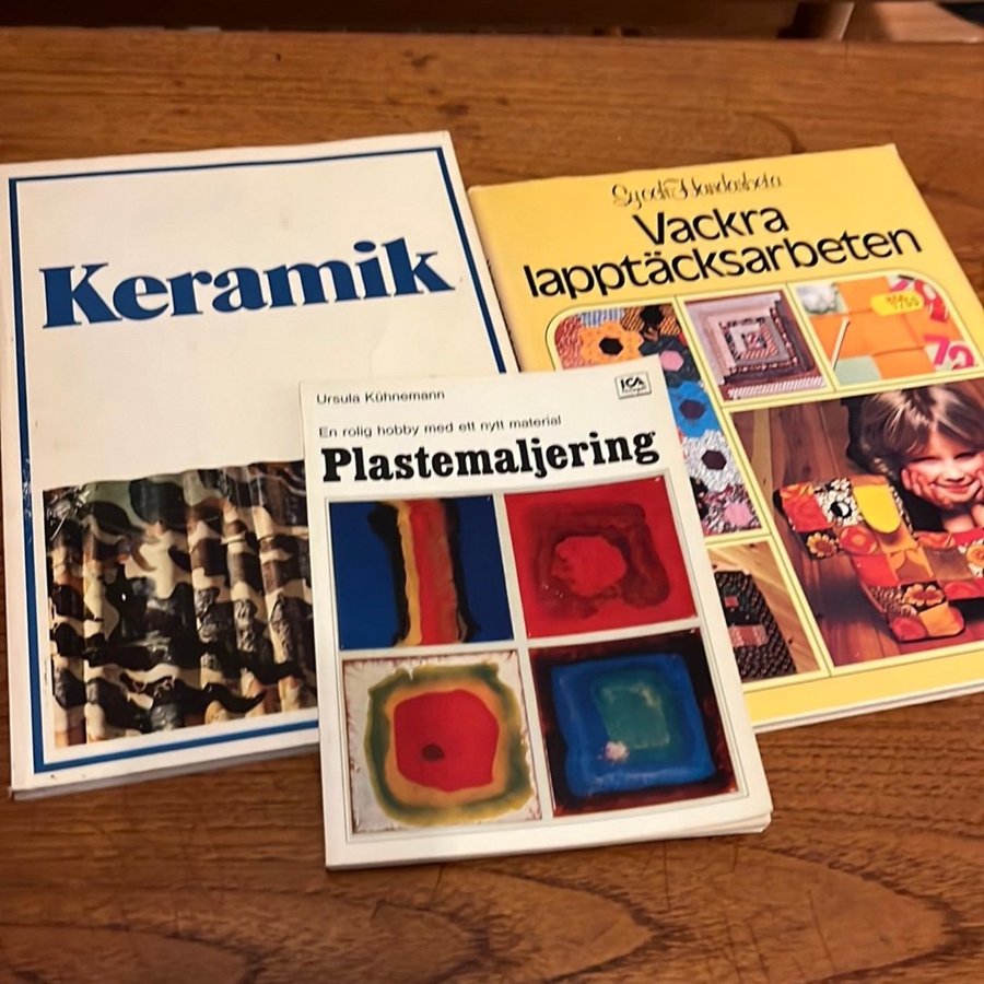 Keramik, Vackra lapptäcksarbeten, Plastemaljering