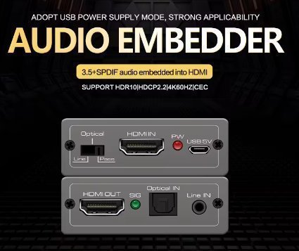 HDMI Audio Embedder/Converter