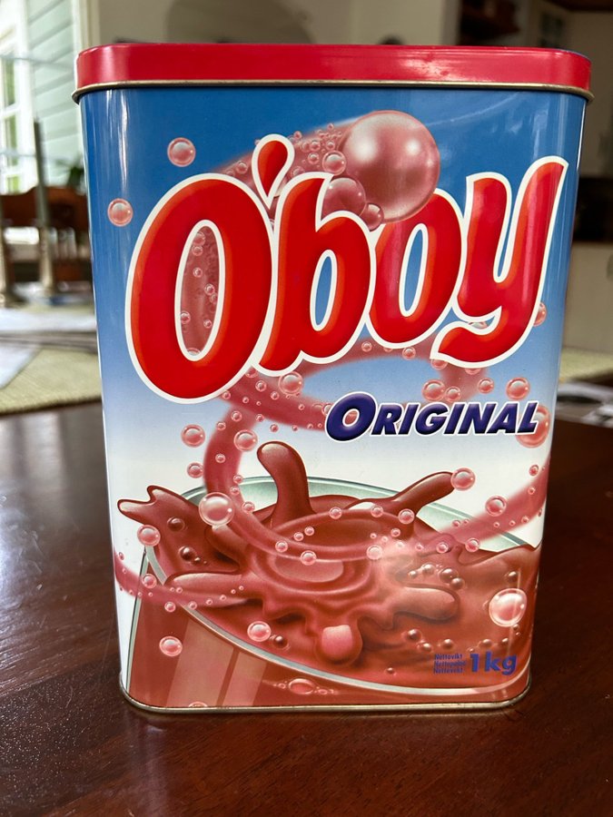 Oboy plåtburk