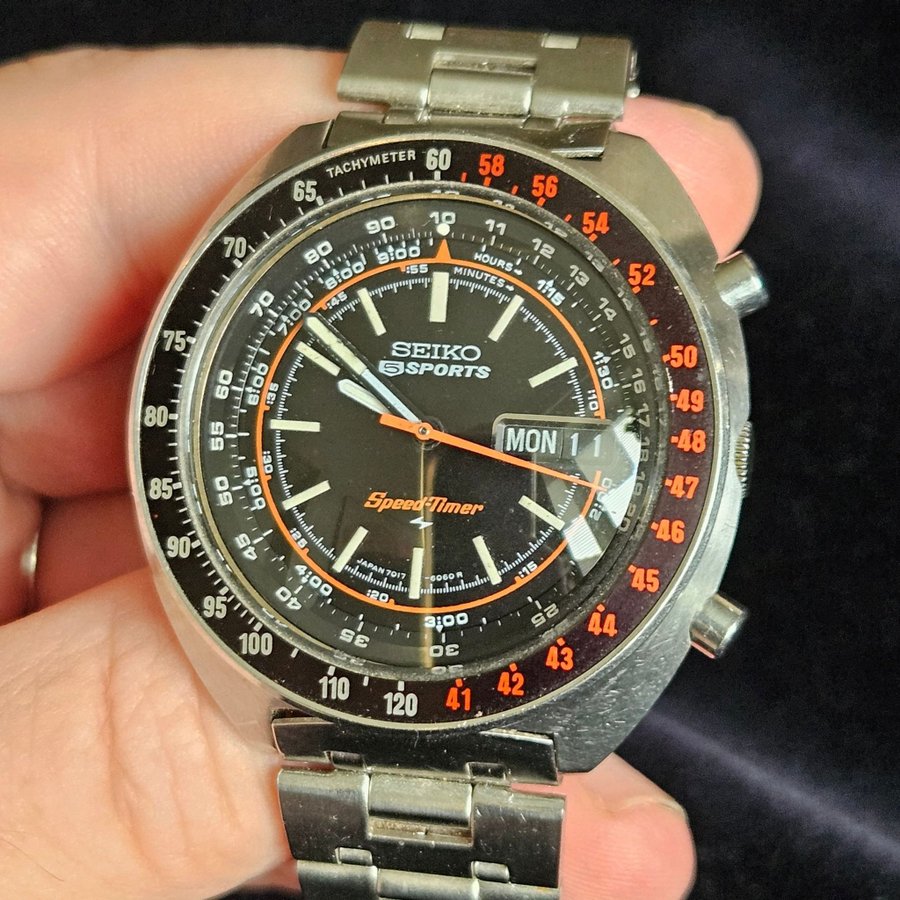 Seiko Speed-timer 7017-6050 JDM FLY-BACK