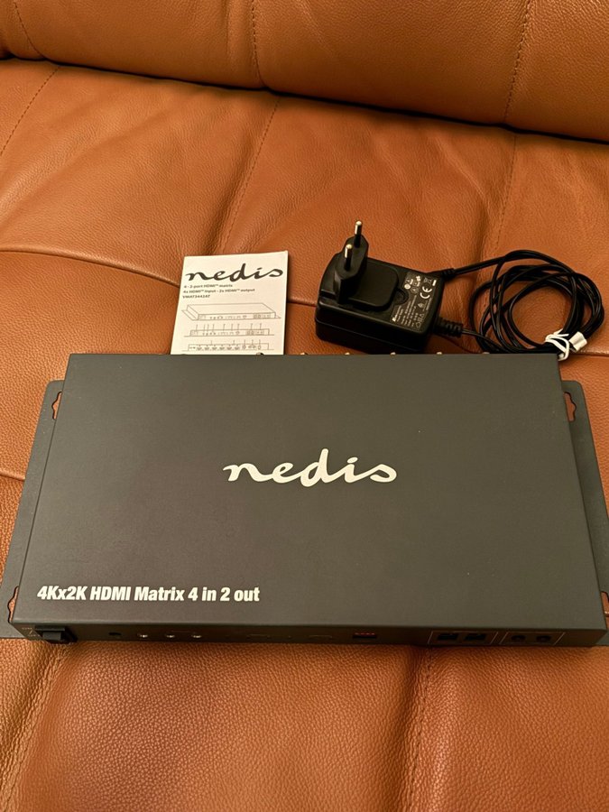 Nedis 4x2 HDMI Matrix 4 in 2 out