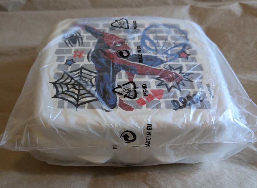 Tupperware Sandwichbox Marvel Spindelmannen NY