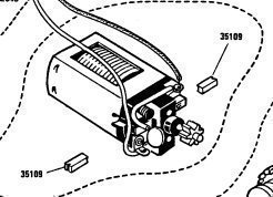 Scalextric motorkol 35109, helt nya