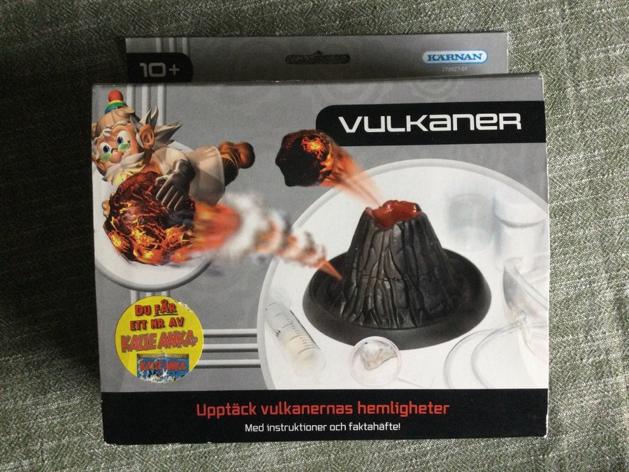 Vulkaner ”Experiment Kit” från Egmont Kärnan