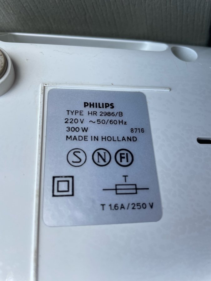 Philips HR 2986/B Köksmaskin / bakassistent !!!