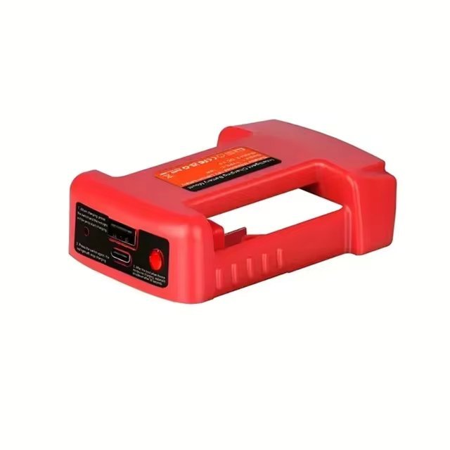 USB Laddningsadapter för Milwaukee M18 18V Batterier - Dubbel Laddningsport