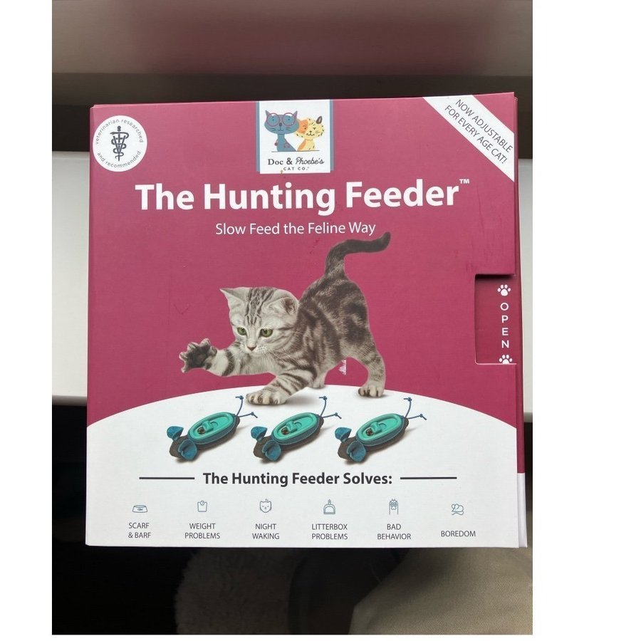 Doc  Phoebe's The Hunting Feeder - Slow Feed Feline Way