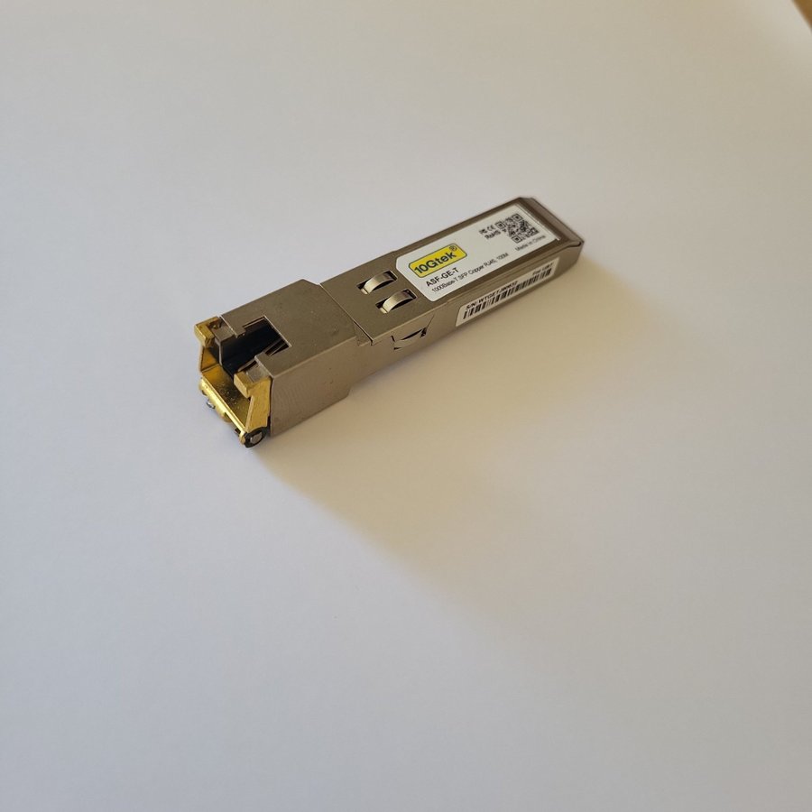 10Gtek ASF-GE-T 1000BaseT SFP+ RJ45