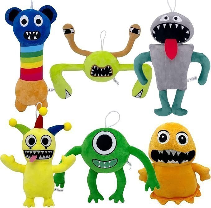 6 st. Goofy Goober Plush Toys