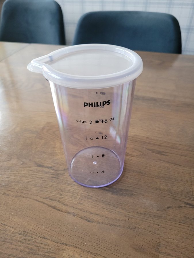 Philips måttkanna med lock