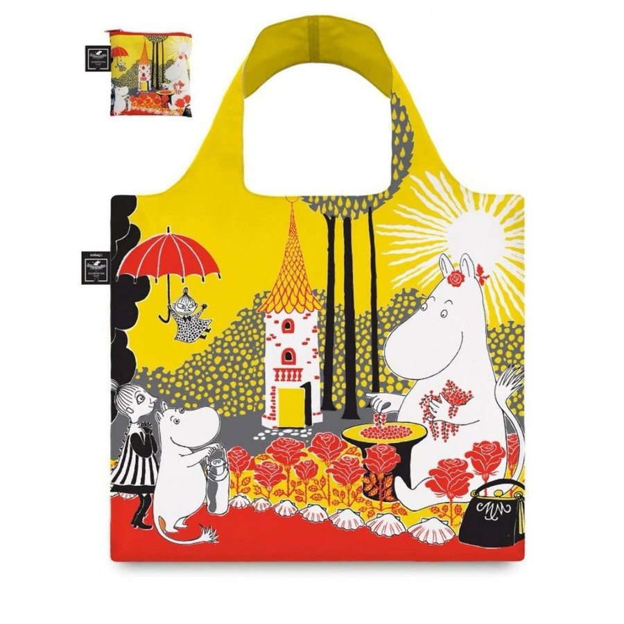 Eco Tote Bag Moomin Mumin Gul